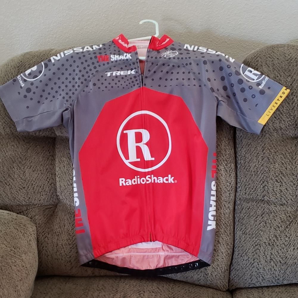 Vintage Radio Shack cycling Jersey Bontrager